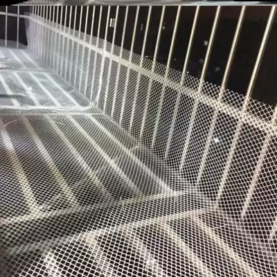 Fleshy hole clothes flower window protection net shop sunscreen balcony pad Anti-theft window protection net grid chicken