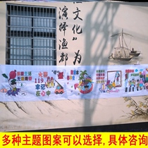 Filling color children coloring line draft children 100 meters picture scroll cloth 10 ten meters graffiti long scroll painting wiring draft color