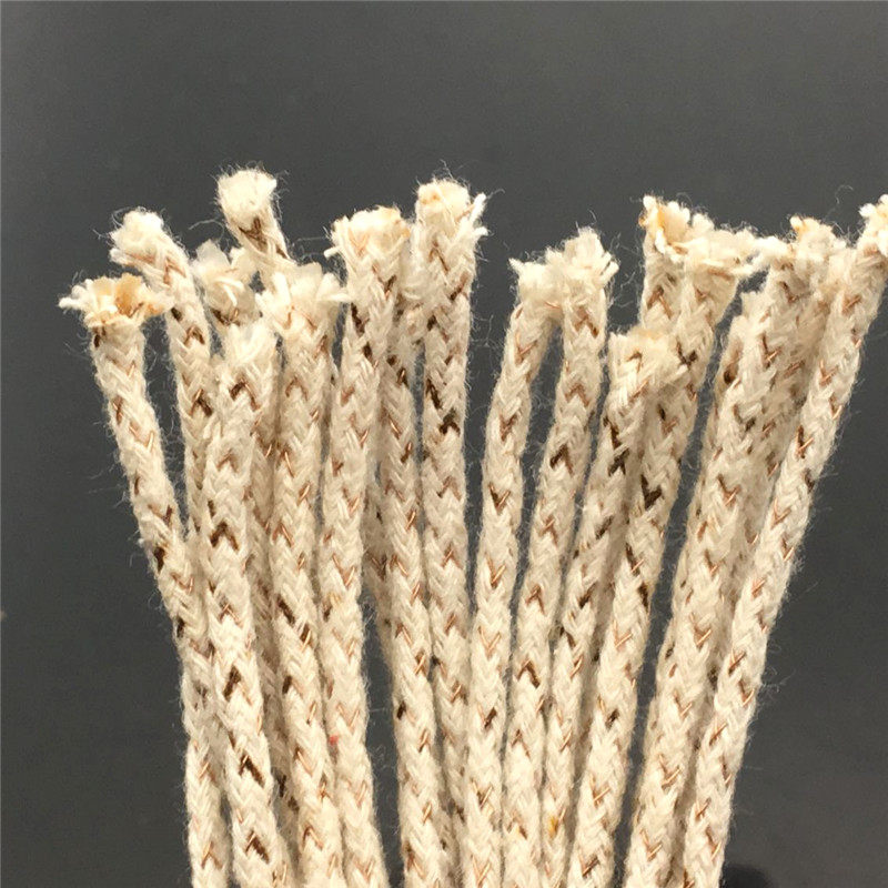 Cotton wire copper wire mixed material wick cotton wick alcohol wick oil wick heart long burning time 10 packs