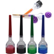 Creative plastic grinding cigarette lighter with stick cigarette lighter hand cigarette special cigarette lighter Cigarette Lighter Horn Spot