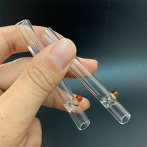 Fashion Glass Cigarette Holder Mini Portable Smoke Bucket Creative Personality Straight small smoke bucket Necked Windproof Tobacco hopper