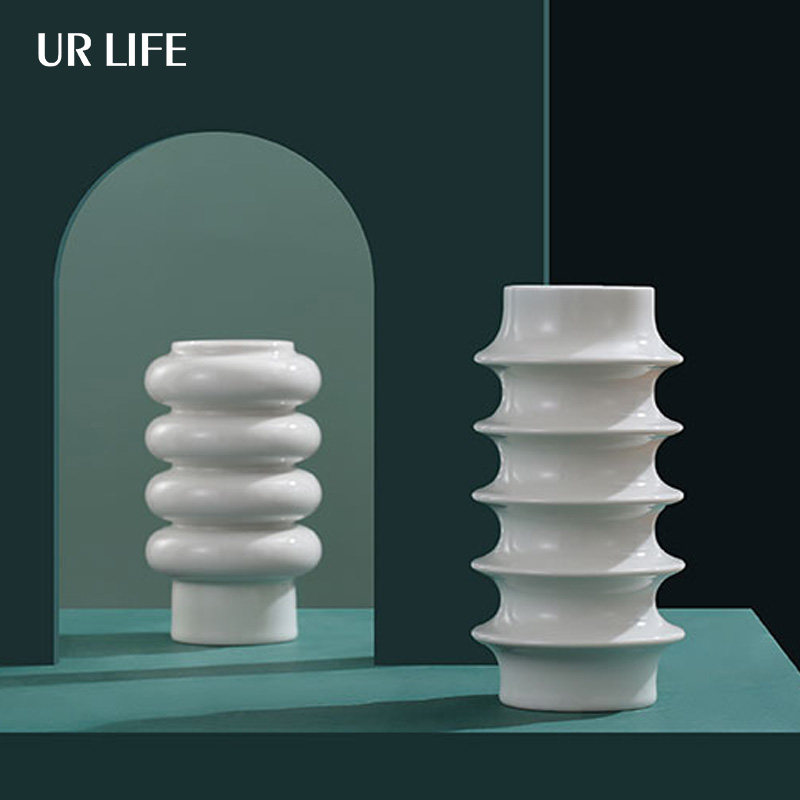 urlife Modern Nordic Simple Alien Desktop Flower Profile Room Room House Cafe Vase