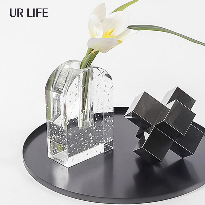 urlife modern minimalist soft-fit boilerroom Living Room Metal Round Nursery Pendulum sample House Display Centre Tabletop