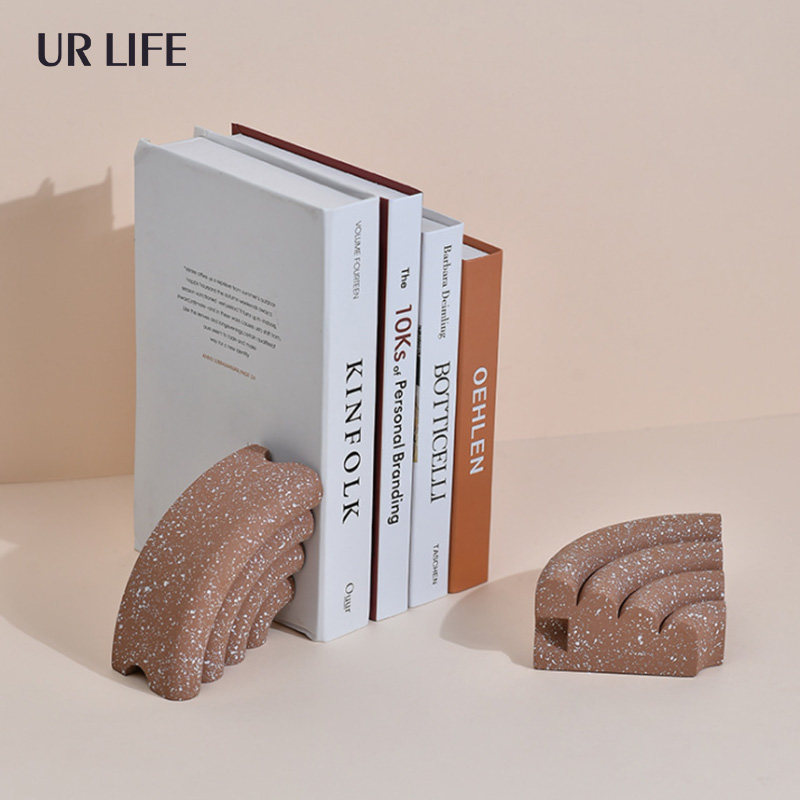 urlife Nordic minimalist green pink water grindstone pendulum swatch sector bookstand Sample House Display Centre Creative Sector