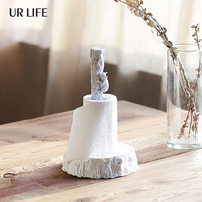 Official authorized haoshi creative tissue holder Kitchen living room dining room roll toilet paper machine Vertical style board room Bed and breakfast