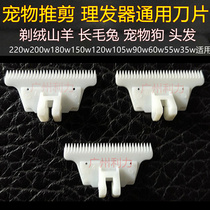 Accessoires de coupe électriques Push Push Scissors Fiche Came Céramique Shave Goats Long Hair Rabbit Hairdryers Blade 10 Pieces Fit