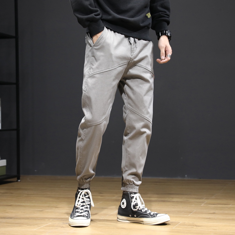 Yu Wenle tide card 2022 new men's pants loose casual pants bungling pants sports pants for straight work fit pants