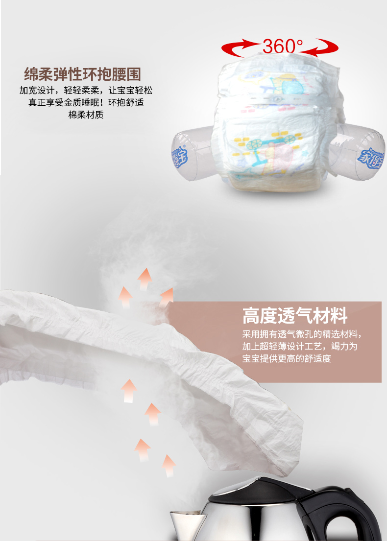 Trang chủ tã Debao mẫu M12 mảnh siêu mỏng thoáng khí mùa hè bé nam và nữ chung tã - Tã / quần Lala / tã giấy ta bim cho be