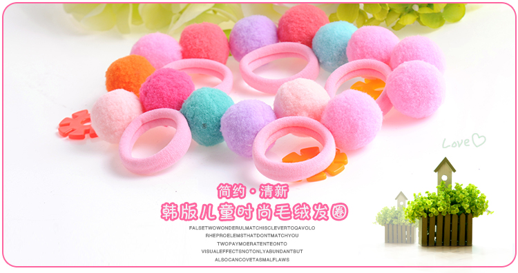 Phụ kiện tóc cho trẻ em Cô gái tóc dây nỉ tóc vòng Hàn Quốc Cô gái trang sức Cô gái đầu dây không làm tổn thương dải tóc cài tóc cô dâu