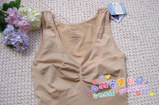 1937 hàng gia súc Yaan nhà silicone chống lăn sau sinh corset cơ thể định hình vest mảnh liền mạch băng quấn ngực