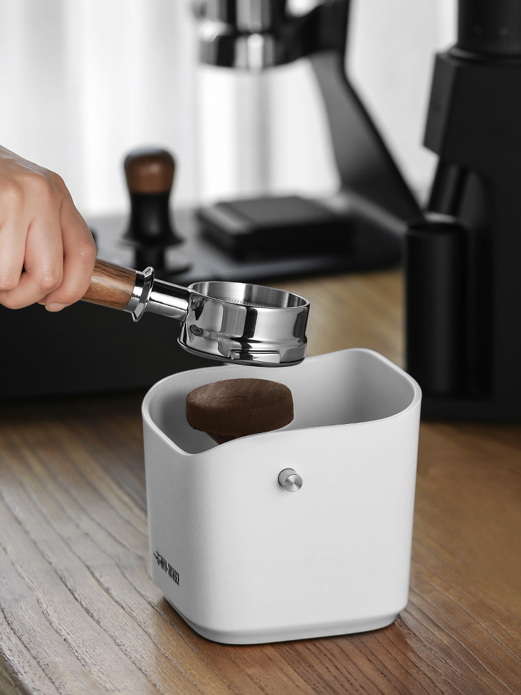 Mhw-3Bomber Bomber-Style Coffee Grounds Knock Box, Coffee Grounds Container for Bar Counters and Home Use with Espresso Machines