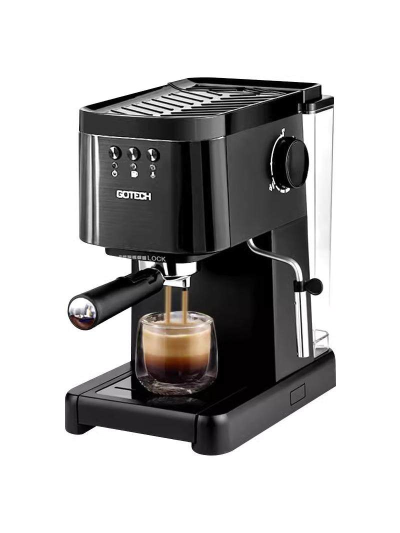 Gao Tai 6628 Italian Semi-Automatic Coffee Machine for Home Use, Small Steam-Type Milk Frother, High-Pressure Extraction and Brewing