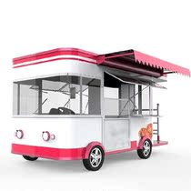 Mobile dining car Household stalls Commercial custom electric Teppanyaki tricycle selling snacks mobile car car shop