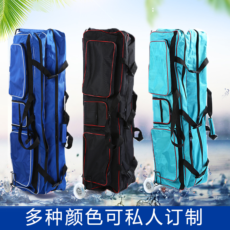 fencing equipment fencing big sword pack long square large roller fencing bag with wheel sword bag can put 2 sets of fencing equipment