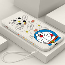 Side Doraemon Huawei mate40pro mobile phone case Huawei mate40 creative soft shell cartoon liquid mt40 silicone MT40 anti-drop Tide brand mate40e men and women models