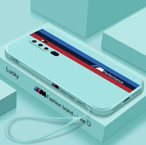 Side BM track oppoA11X mobile phone case a11 liquid silicone men and women cartoon oppoa9 anti-drop personality creative a9x Net red ins Tide brand a59s simple a57 Bao