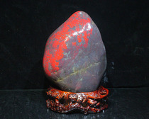 Guangxi Qishi Sanjiang Chicken blood Stone water punch stone original stone ornaments