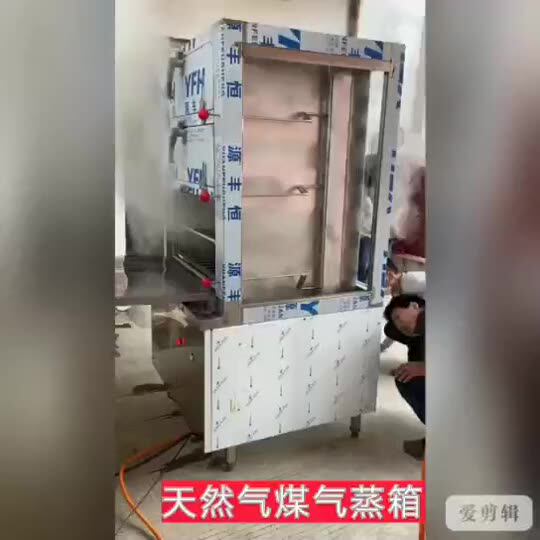 Gas steaming cabinet commercial hotel canteen kitchen restaurant special liquefied gas natural electric dual-use seafood steaming cabinet