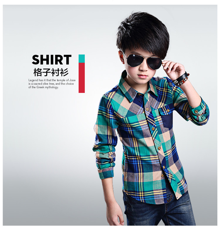 Chemise garcon à manche longue - Ref 2073807 Image 16