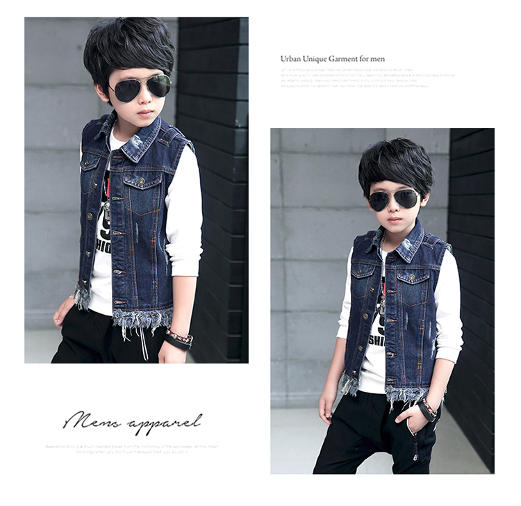 Gilet garcon en Toile de coton - Ref 2067797 Image 13