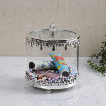 Crystal glassware Sugar cans Nordic storage candy cans to store cute creative candy glass canned jewelry