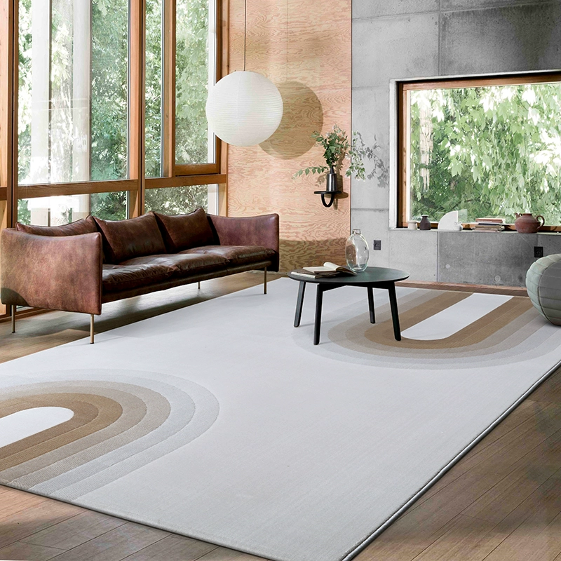 Moxi phong cách Bắc Âu phòng khách bàn cà phê sofa chăn sàn nhỏ thảm hình học hiện đại phòng ngủ nhà thảm - Thảm