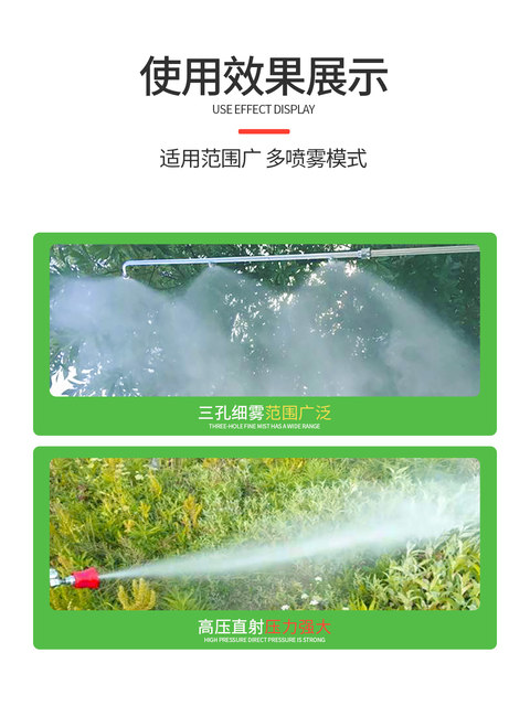 Gasoline High-Pressure Pesticide Sprayer Four-Stroke Pump Backpack Fruit Tree Spraying Powder Spraying Fertilization Agricultural Disinfection Sprayer