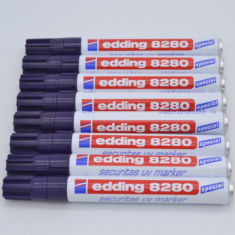 German Eddie edding8280 oily pen UV invisible marker pen secret room escape props special pen