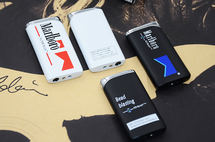Chính hãng Marlboro đỏ tiêu chuẩn xanh mới 2018 xung quanh cá tính thẳng đỏ lửa kim loại sáng tạo bật lửa dunhill