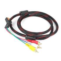 1 5 m HDMI transchromatic line HDMI to 3RCA high-definition HDMI turning AV switching line