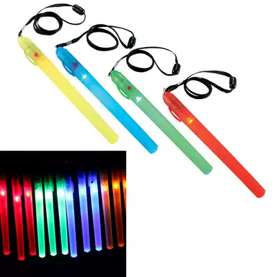 Multifunctional led glowing flash flash stick with lanyard and clip concert ball party birthday