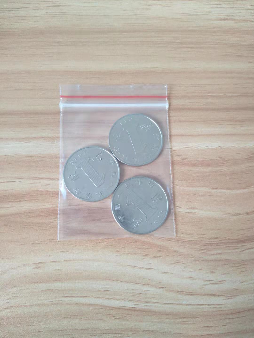 5*7*8 silk No. 1 ziplock bag thickened small wholesale 1 inch 2 inch photo sealed plastic bag 1000