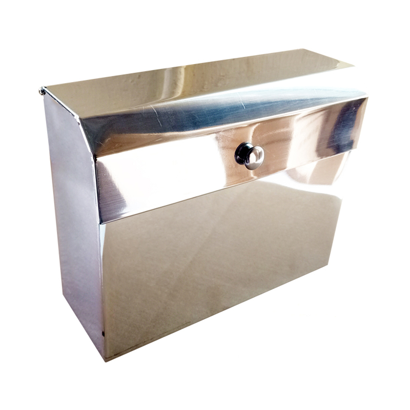 Stainless steel hand paper box Toilet tissue box Square toilet paper box waterproof paper rack Straw paper box