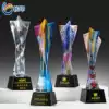 Creative new symphony crystal trophy Custom-made lettering Quarterly annual excellent employee team competition awards