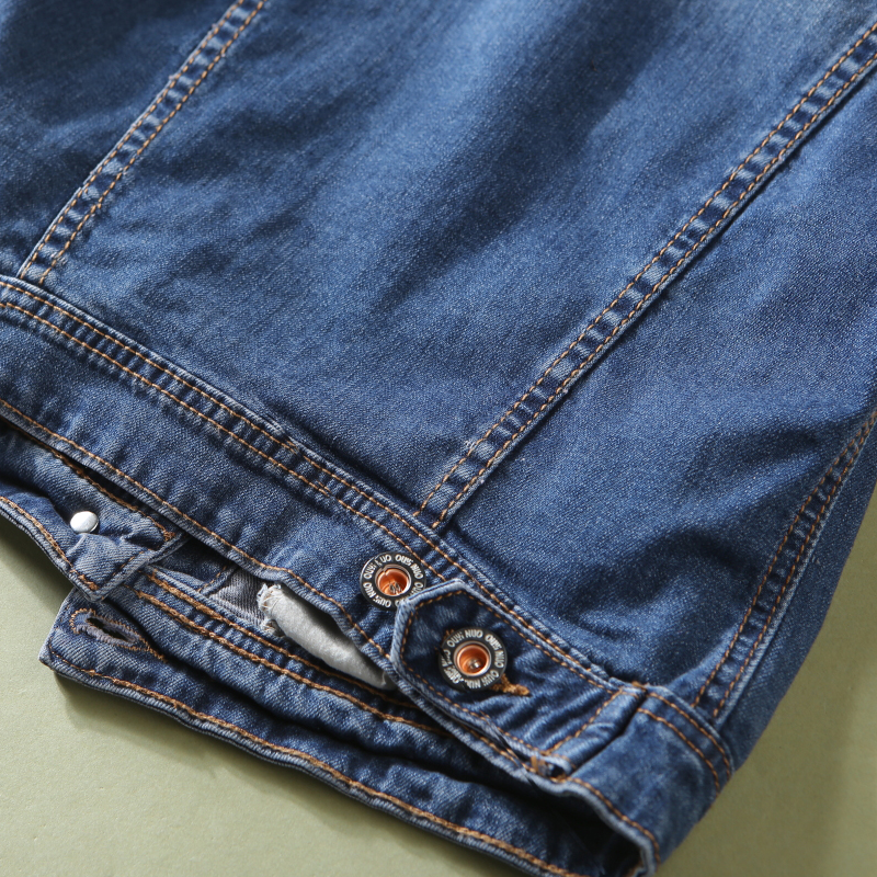 Denim áo giáp cô gái 2019 mùa xuân và mùa thu denim mới vest Hàn Quốc phiên bản của tay mỏng áo nhỏ phụ nữ thủy triều