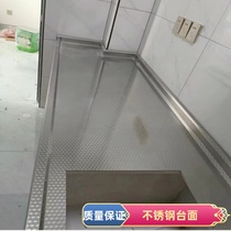 Countertop 304 stainless steel 1 2 kitchen waterproof oil-proof wear-resistant and dirt-resistant countertop installation custom-made countertop bar