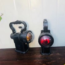 Antique railway signal light portable signal light old signal light nostalgic collection of film and television props