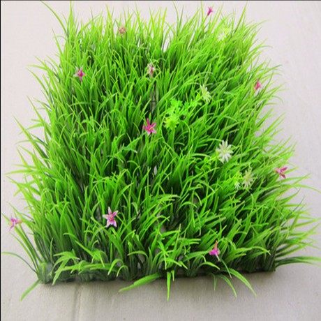 Direct selling simulation fake lawn artificial green plant high grass indoor balcony window wall hanging artificial turf plastic plant wall