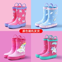 Дождевые ботинки для девочек (цвет картинок случайным образом отправляется