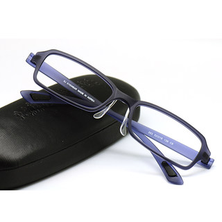 诗蒙TR90超轻超弹眼镜架带鼻托可配近视眼镜框黑色全框小脸男女款
