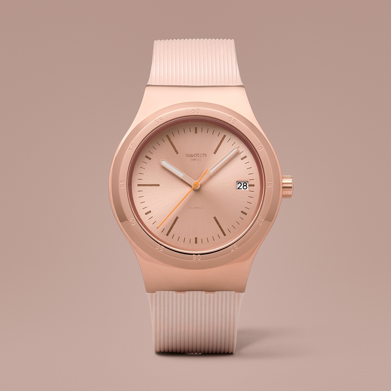 Swatch Swiss Watch New Business Retro Metal Calendar Men's and Women's Gift Mechanical Movement Watch