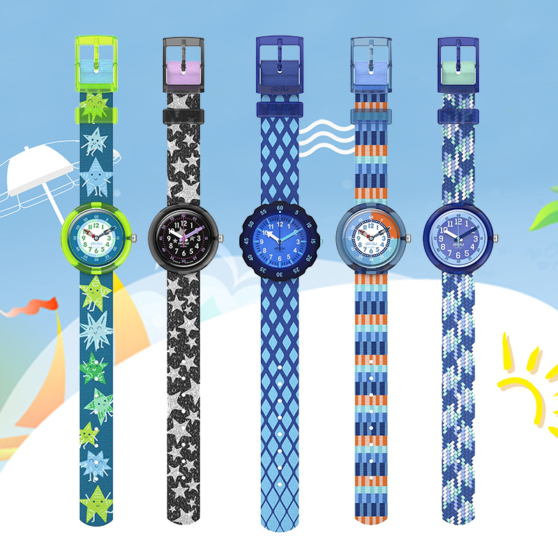 Swatch's Flikflak Student and Children's Gift Quartz Pointer Watch Zfpsp076