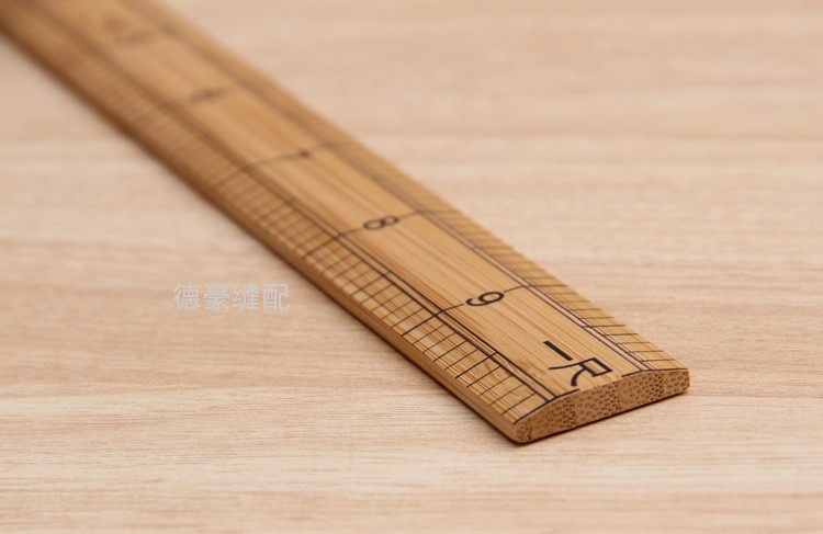 Tre chân chân gỗ thước thợ may may công cụ hai chân ba chân lượng TP-inch cai trị của quần áo chân chắp vá vải chân đo băng - Công cụ & vật liệu may DIY nút áo kim loại