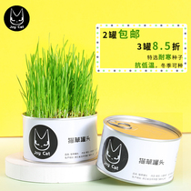 JoyCat cat grass canned wool cat snack love to eat soilless organic pet fiber hair ball wheat seed original