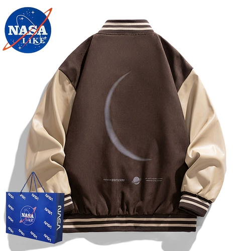 Официальный веб -сайт НАСА совместный бренд прилив 丨 Хорошая рекомендация по материалам 丨 Spot существующий 丨 丨 丨 Zhenxuan лучший продукт 丨 Замшевая прилив бренд осень осень