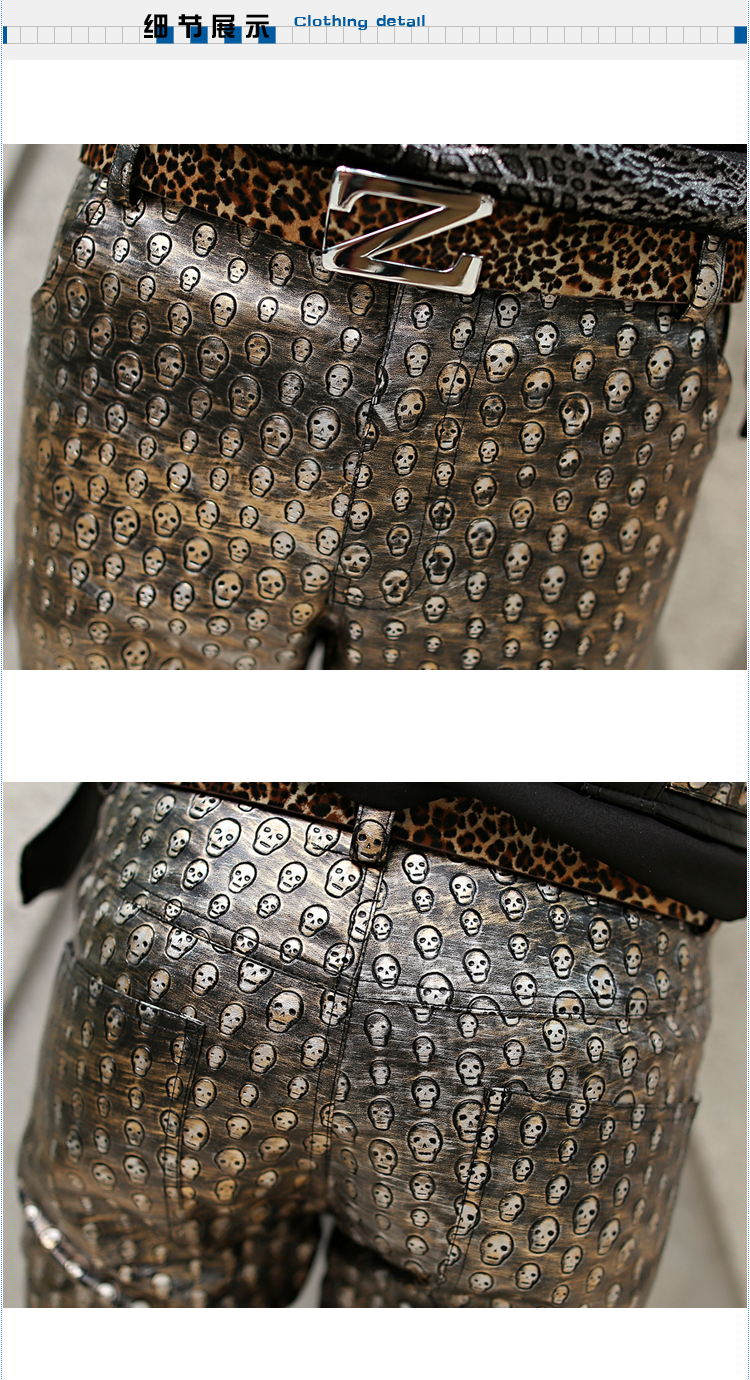 Pantalon cuir homme pour jeunesse pour automne - Ref 1492598 Image 10