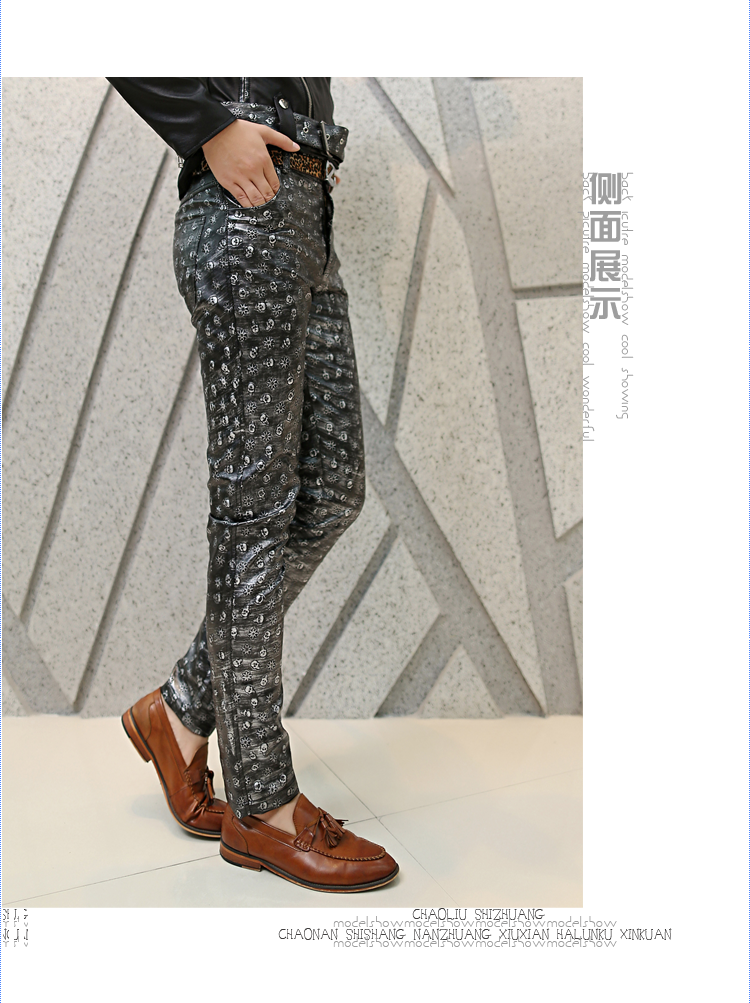 Pantalon cuir homme pour jeunesse pour automne - Ref 1492603 Image 5