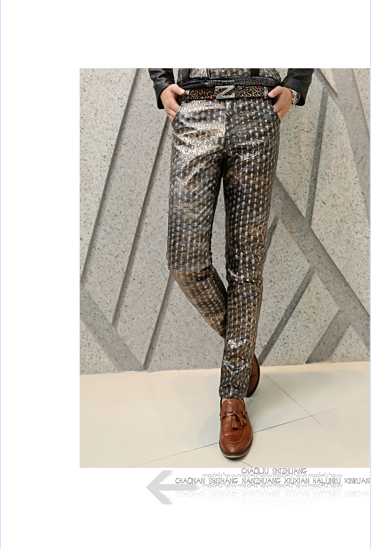 Pantalon cuir homme pour jeunesse pour automne - Ref 1492598 Image 8