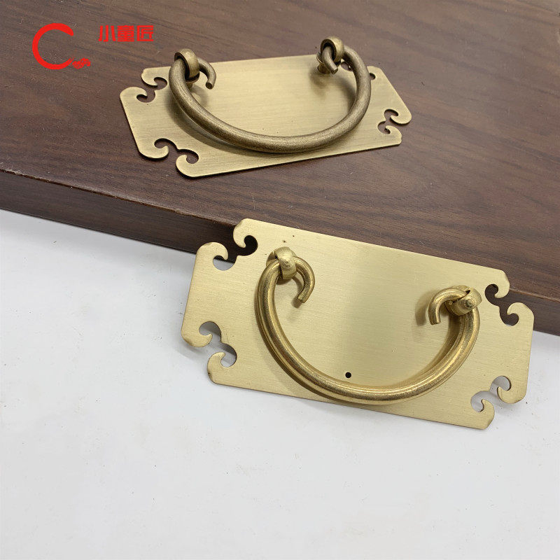 Drawer handle Antique Handle Medicine Cabinet Small Handle Bookcase Wardrobe Chest of drawers Ming-mounted handle Aoki bronze handle