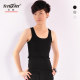 Translucent long les handsome t fat tt pure cotton fitness corset large size reinforced bandage hook flat chest vest shock absorbtion